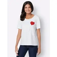 Sieh an! Kurzarm-Shirt in weiß | Gr.: 42
