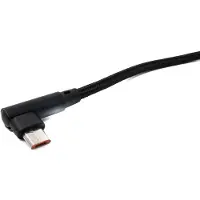 System-S USB 2.0 Micro B Kabel 25 cm Stecker zu 2.0 A Stecker Winkel geflochten 480 Mbit/s Adapter