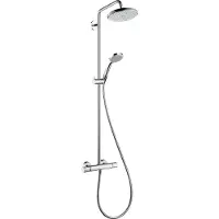 Hansgrohe Showerpipe Croma 220 EcoSmart Chrom
