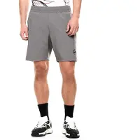 EA7 für Herren. 7M001529_AF21059 Tennis-Pro-Hose grau (L), Sportlich, Polyamid