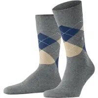 Burlington Socken "King" Einheitsgröße 40-46, Argyle-Muster, -Clip