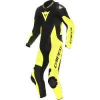 Dainese Demon Sprint perforierte 1-Teiler Motorrad Lederkombi