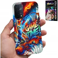Inny producent Hülle für Oppo A54 / A74 / A93 - Basketball, NBA, Game Time, inklusive Schutzglas