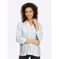 HEINE Bluse in ecru-himmelblau-gestreift | Gr.: 34