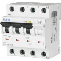 Eaton 170999 FI/LS Kombination, 16 A, 30 mA, LS-Charakteristik: C, 3p+N, FI-Charakteristik: A FRBM6-C16/3N/003-A