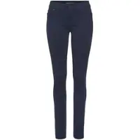 Laura scott Jerseyhose , Damen, Gr. 19, K + L Gr, blau (dunkelblau), Milano Rib, Obermaterial: 76% Polyester, 20% Viskose, 4% Elasthan, schmal lang, Hosen Jerseyhose, in Kurz und Langgrößen