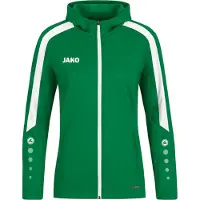 Jako Damen Kapuzenjacke Power 6823-200 34 - Sportgrün - 34