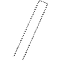 Syfax Bodenanker 25 Stk. U-Form 20x4 cm Verzinkter Stahl