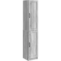 Syfax Schrankset 2 stk. Grau Sonoma Holzwerkstoff