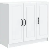 Syfax Sideboard Weiß 89 x 34,5 x 77 cm Holzwerkstoff