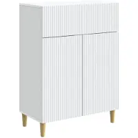 Syfax Sideboard Weiß 66 x 34,5 x 90 cm Holzwerkstoff