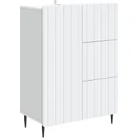 Syfax Sideboard Weiß 66 x 34,5 x 91,5 cm Holzwerkstoff