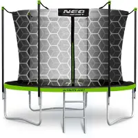Neo-Sport Gartentrampolin 10ft/312cm mit Innennetz und Leiter