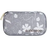 Coocazoo 211738, Weiches Federmäppchen, Grau, Weiß, Abbildung, Drinnen, Reißverschluss, Erwachsene/Kinder