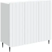 Syfax Sideboard Weiß 89 x 34,5 x 82 cm Holzwerkstoff