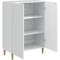 vidaXL Sideboard Weiß 66 x 34,5 x 90 cm Holzwerkstoff