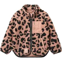 Liewood Fleecejacke - Teddy - Nolan - MEGA Leo/Pale Toskana - - 5 Jahre (110) - Fleecejacken