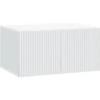vidaXL Wandmontierter TV-Schrank Weiß 59,5 x 41 x 30 cm Holzwerkstoff