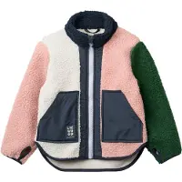 Liewood Fleecejacke - Teddy - Noam - Rose Blush Multi Mix - - 9 Jahre (134) - Fleecejacken