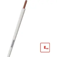 NEXANS H07V-U Eca 1.5mm² Pvc Installationsdraht Weiß - 10533311 [100 Meter]