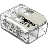 Wago Kompakte Ex E 2-Draht Verbindungsstecker 6mm² - 221-682 [10 Stück]