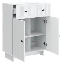 vidaXL Sideboard Weiß 66 x 34,5 x 90 cm Holzwerkstoff