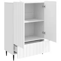 vidaXL Sideboard Weiß 66 x 34,5 x 97 cm Holzwerkstoff