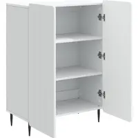 vidaXL Sideboard Weiß 66 x 34,5 x 92 cm Holzwerkstoff