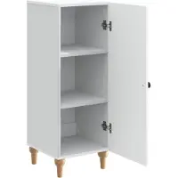 vidaXL Sideboard Weiß 33 x 34,5 x 90 cm Holzwerkstoff