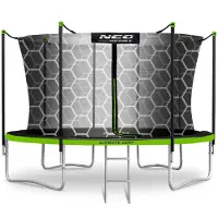 Neo-Sport Gartentrampolin 14ft/435cm mit Innennetz und Leiter