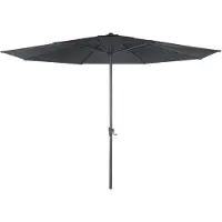Rojaplast Garten-Sonnenschirm STANDARD, 400 cm, grau