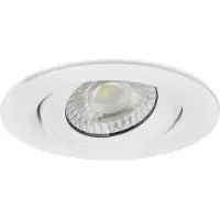 Mundotec LED Einbauspot Einbaustrahler 5W rund IP40 schwenkbar Ø7,0 cm Weiß Kaltweiß