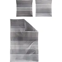 Irisette Bettwäsche grau 1x 135x200 cm + 1x 80x80 cm