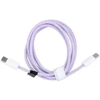 OEM Kabel Typ C auf Typ C Power Delivery PD 60W 3A C263 lila 1,5 m
