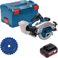 Bosch GKS 18V-57-2 GX Professional Akku Kreissäge 18 V 165 mm Brushless + 1x Akku 5,0 Ah + L-Boxx - ohne Ladegerät