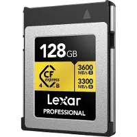 Lexar CFexpress PRO Type B GOLD 4.0 series 128GB - R3600/W3300MB/s