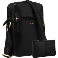 Peterson PTN 704-TUM-0376 Schwarze Ledertasche