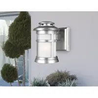 FEISS Maritime Wandlaterne Silber 23cm