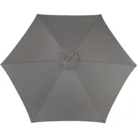 Rojaplast Garten-Sonnenschirm, 300 cm, grau