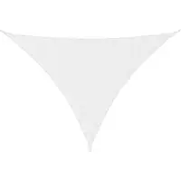 OEM Schattentuch - Drei-Seitiges Sonnenschirm - 3,5x3,5x4,9 m - Wasserdichter Oxford-Stoff - UV-Schutz - Weiss