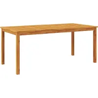 Syfax Garten-Esstisch 180x90x75 cm Massivholz Akazie