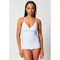 Skiny BH-Hemd "Sensation", Damen, Gr. 42, N-Gr, N-Gr, weiß, Obermaterial: 56% Polyamid, 44% Elasthan, normal, BHs BH-Hemd, tiefer V-Ausschnitt, schmale Träger, herausnehmbare Pads, Topseller