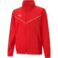 Puma Kinder teamRISE All Weather JKT Jr Windbreaker, Red White, 176