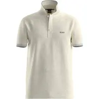 BOSS für Herren. 50469055 Polo Paddy gebrochenes Weiß (S), Lässig, Baumwolle, Kurzarm