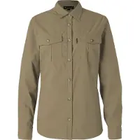Pinewood Insectsafe Poplin Long Sleeve Women Shirt sandstone (231) XL
