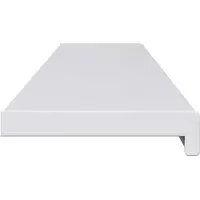 vidaXL Fensterbank Weiß 160 x 25 x 4,5 cm PVC