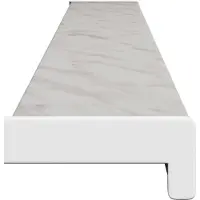 vidaXL Fensterbank Marmorstruktur 120 x 15 x 4,5 cm PVC