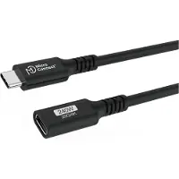 Microconnect USB3.2CC015EX, 0,15 m, USB C, USB C, USB 3.2 Gen 2x2, 20 Gbit/s, Schwarz