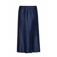 Fransa Midirock "Rock FRNATA", Damen, Gr. 38, blau (vintage indigo), Obermaterial: 100% Polyester PES., Röcke Midirock