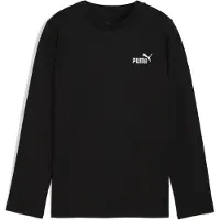 Puma Langarmshirt "ESS NO 1 LOGO LONGSLEEVE TEE B" entspannte Passform, mit Rundhalsausschnitt, ohne Kapuze